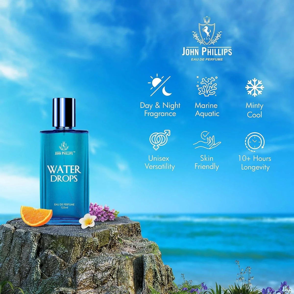 Water Drops Aquatic & Fresh Marine EDP 125ml